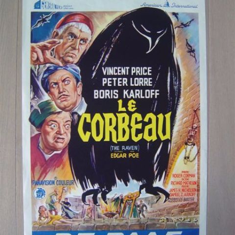 'Le Corbeau' (The Raven) Belgian affichette